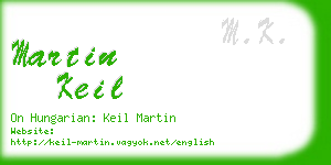 martin keil business card